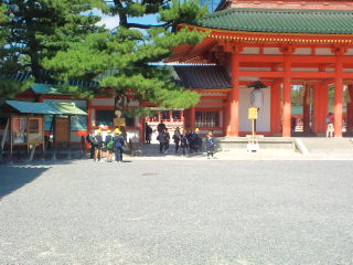 平安神宮でチャレンジ